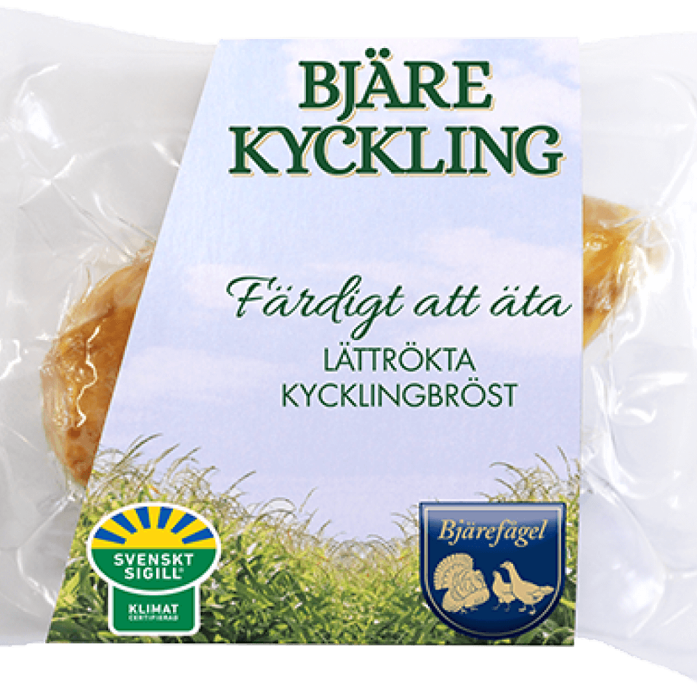 Lättrökta Bjärekycklingbröst 200g