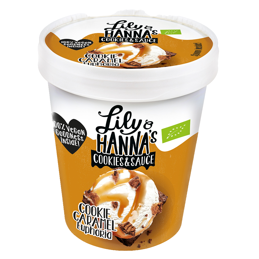 Lily & Hanna RAW Happy Cookie Caramel Euphoria EKO 10x110ml med sked