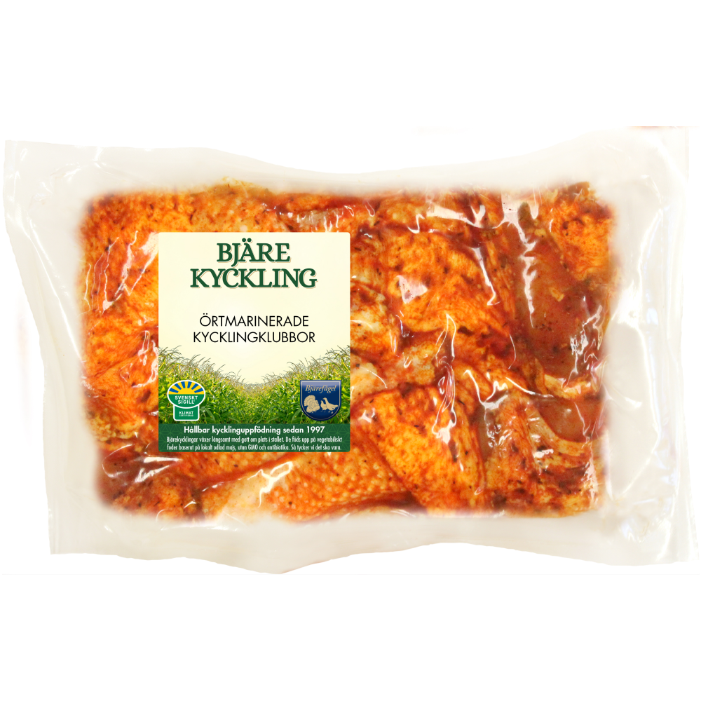 Örtmarinerade Bjärekycklingklubbor - ca 1kg