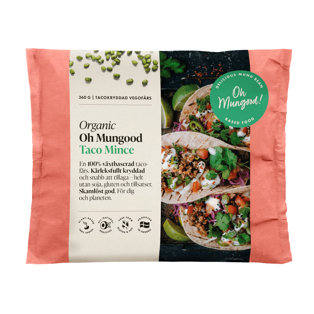 Organic Mung bean Taco mince - Fryst