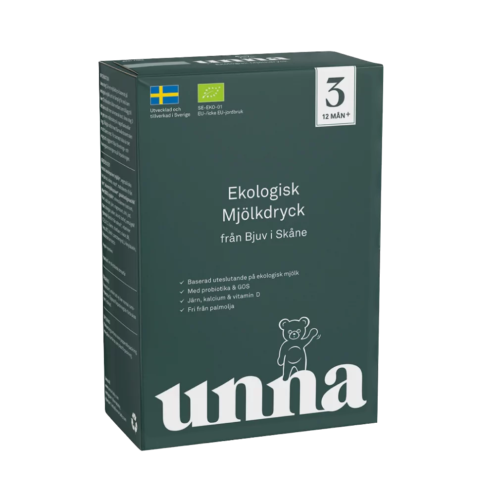 Unna Ekologisk mjölkdryck Steg 3, 600g