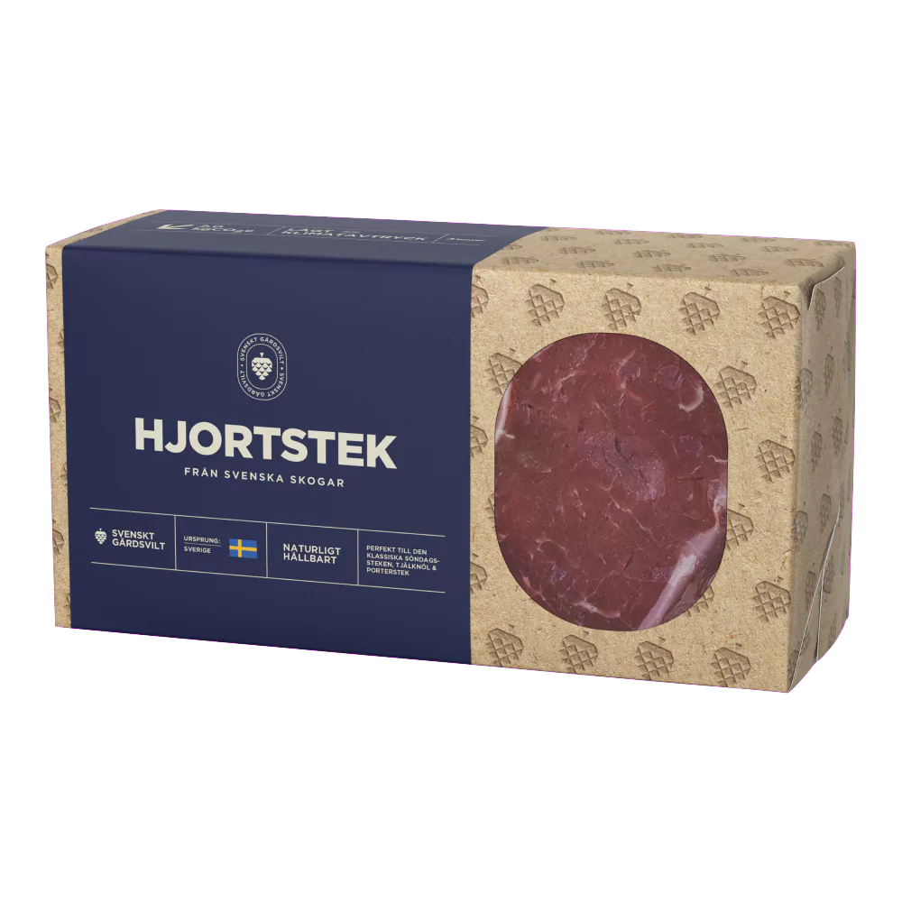 Hjortstek 800-900g (fryst)