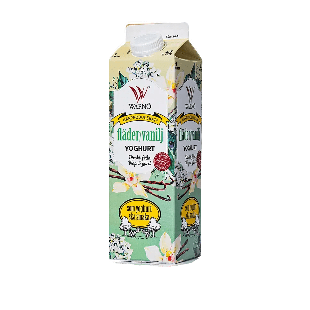 Yoghurt fläder/vanilj 2,7% 1000g