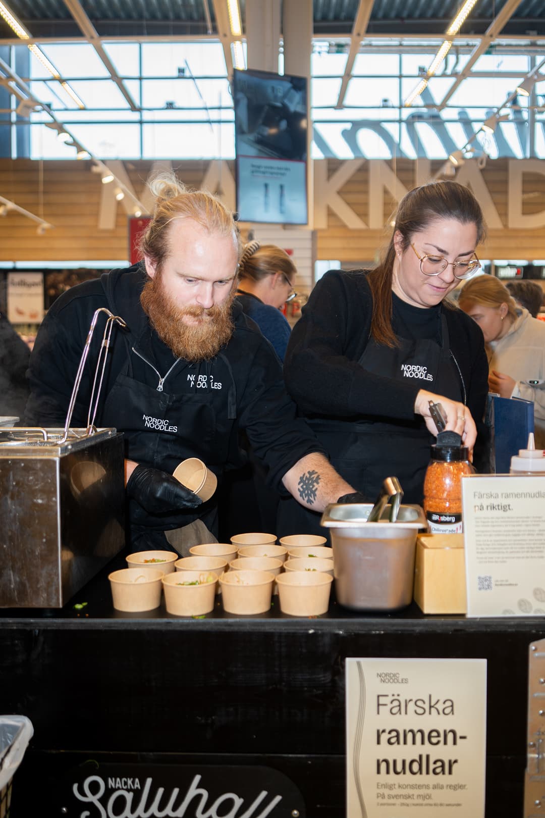 nordic noodles, marknad demo, svenska ramennudlar
