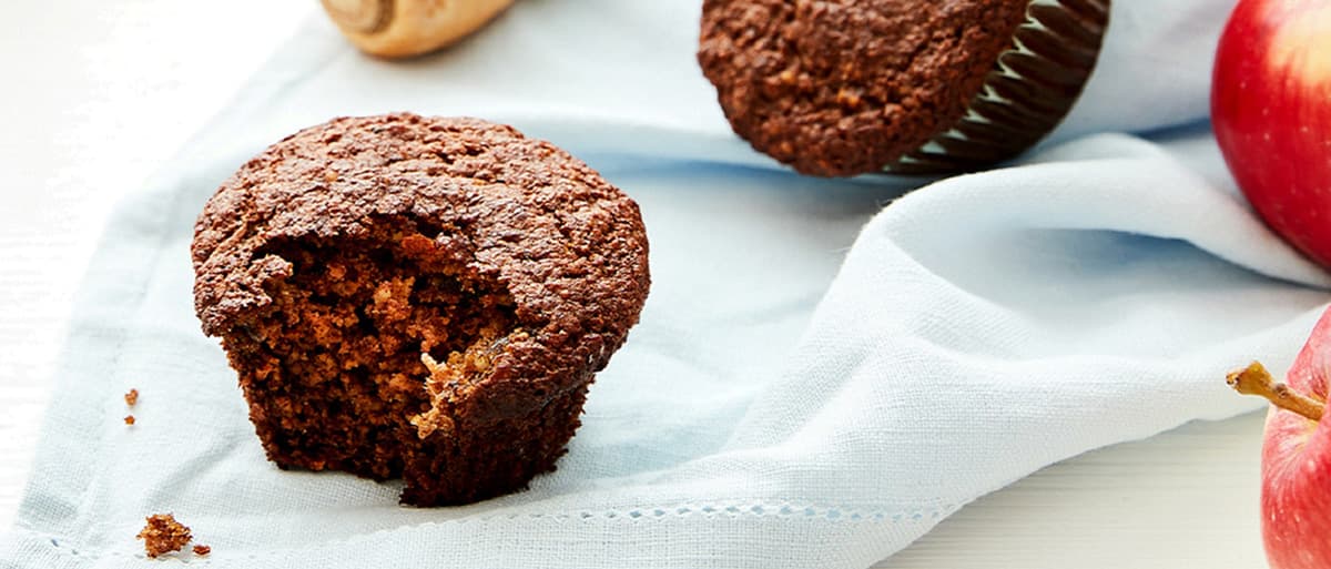 Palsternack- och äpplemuffins