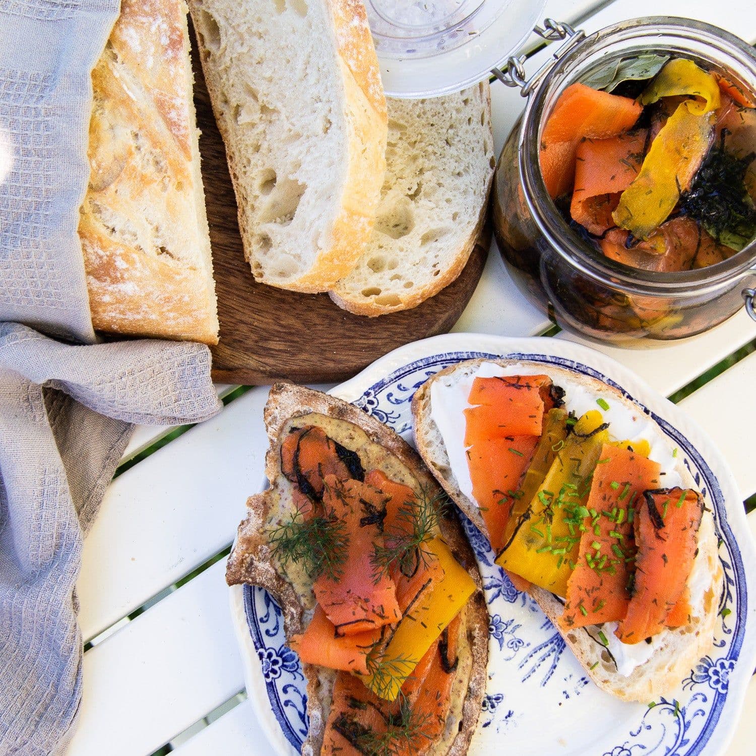 Gravad låx på morot