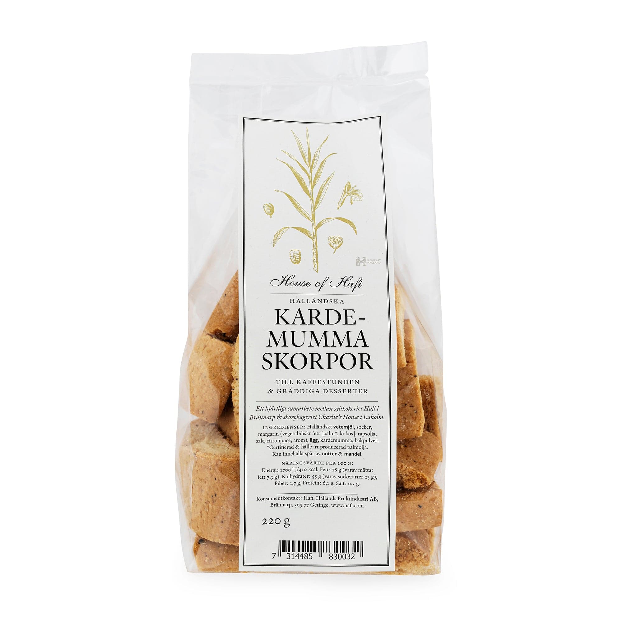 Kardemummaskorpor 220 g