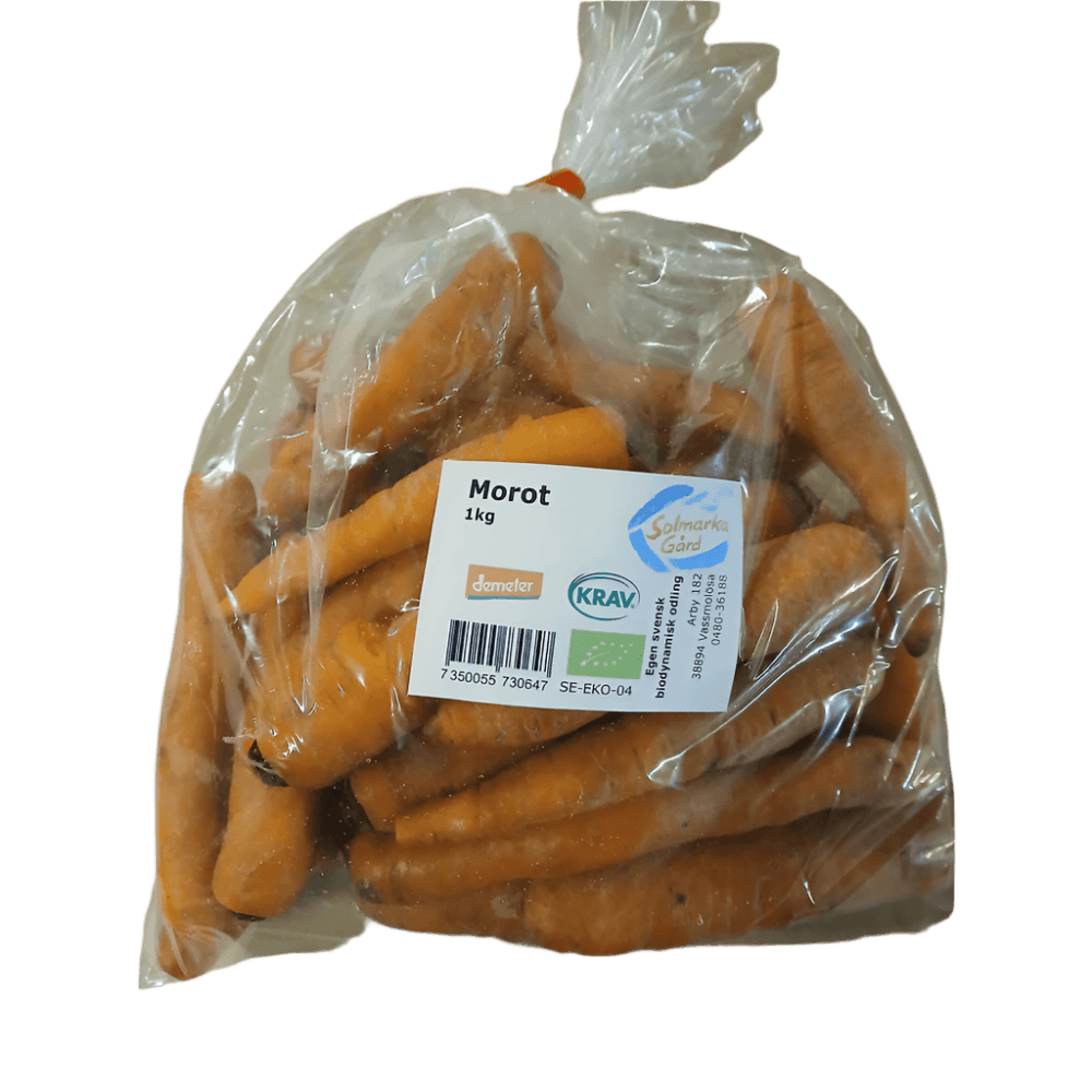 SMÅ Morötter KRAV - 1kg