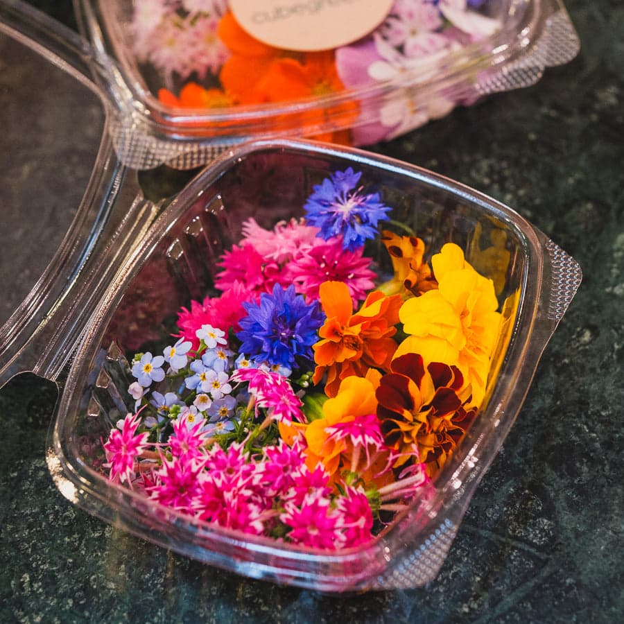 Ätbara blommor
