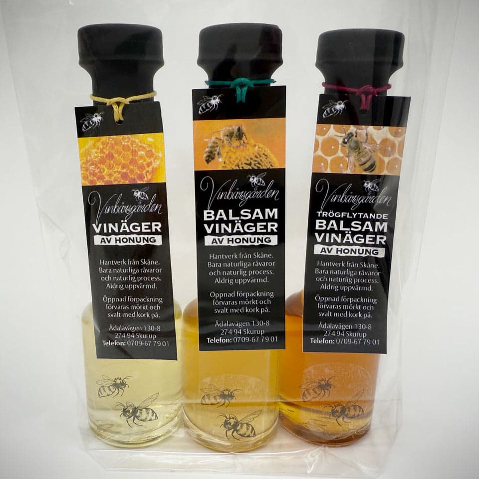 Vinäger av Honung - 3-pack