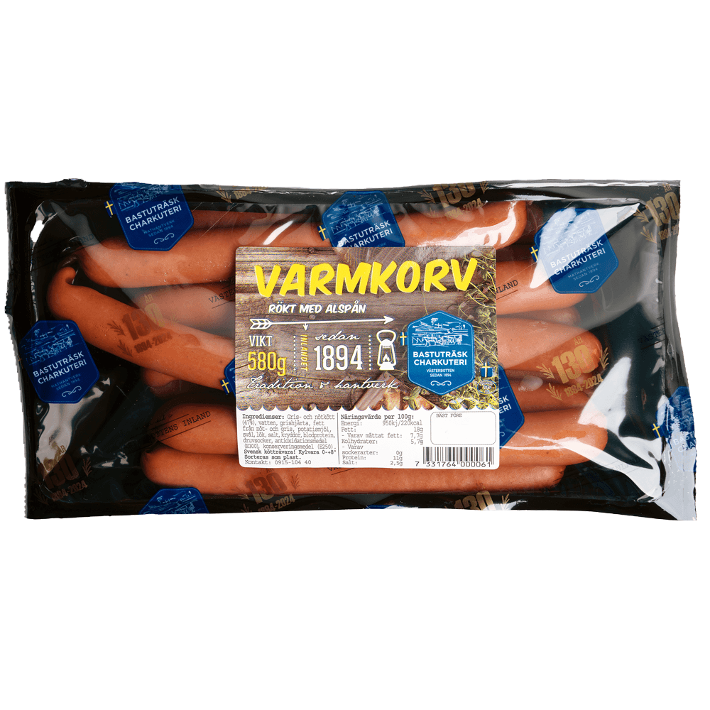 Varmkorv 580g