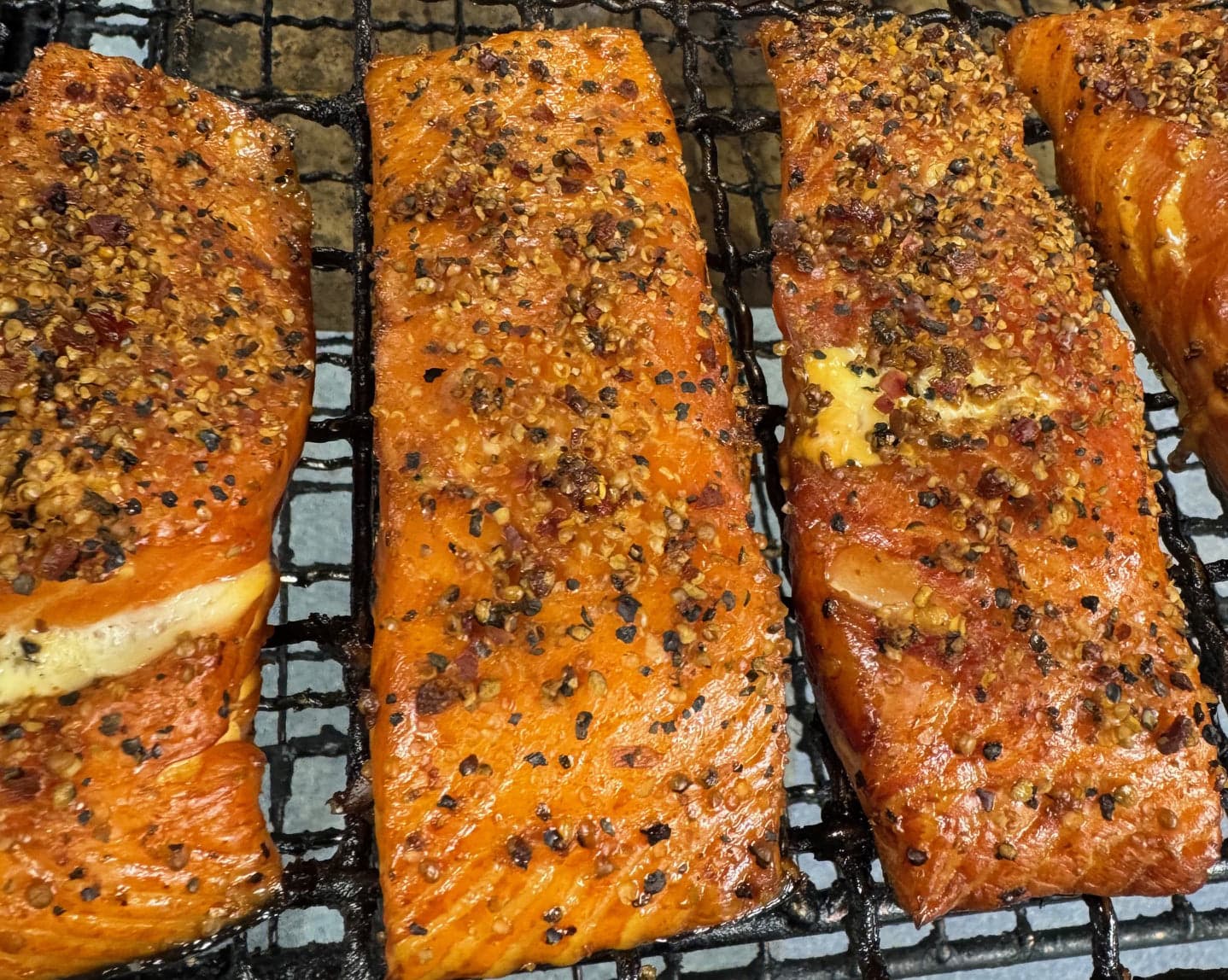 Varmrökt lax - Citronpeppar