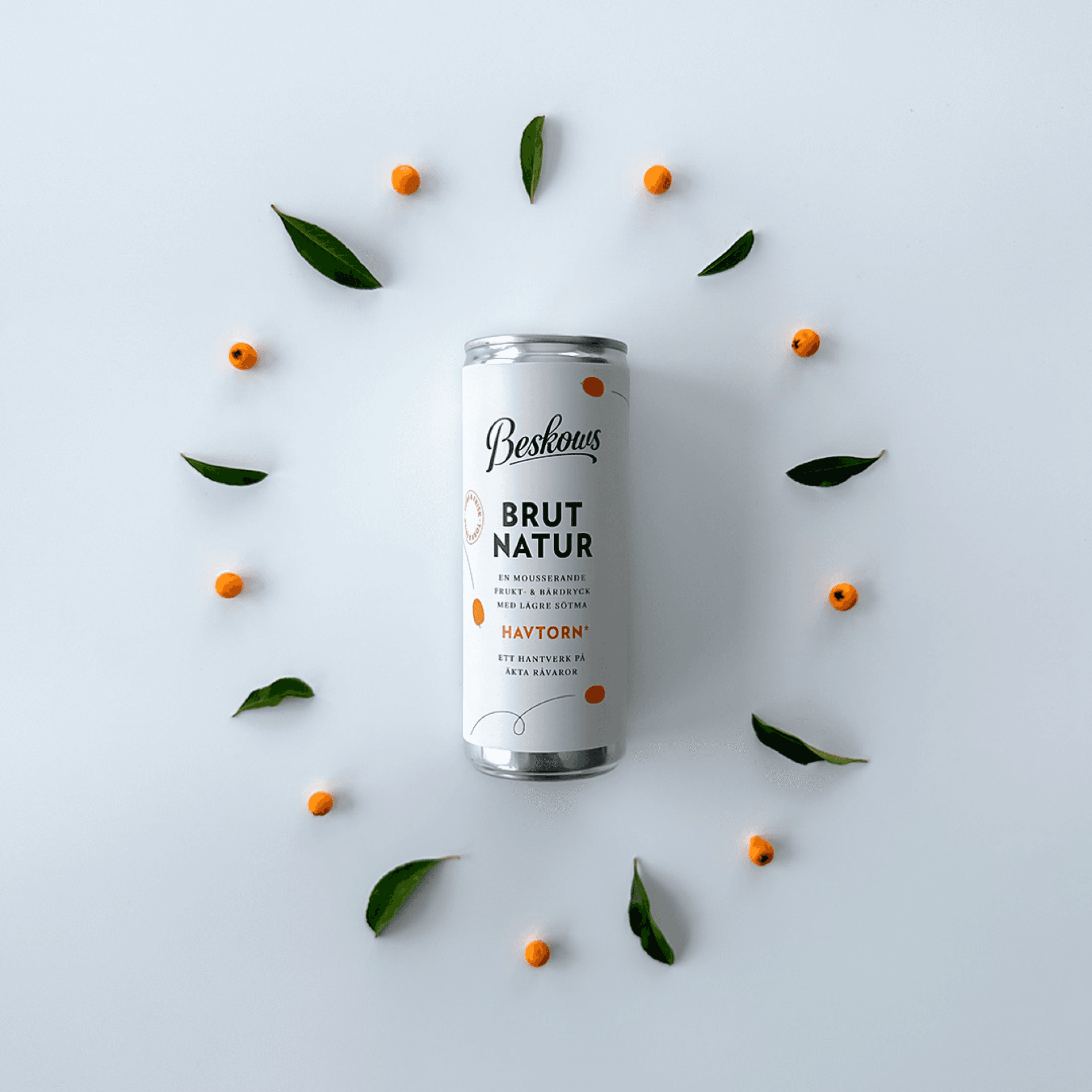 Beskows BRUT NATUR - havtorn, 250ml