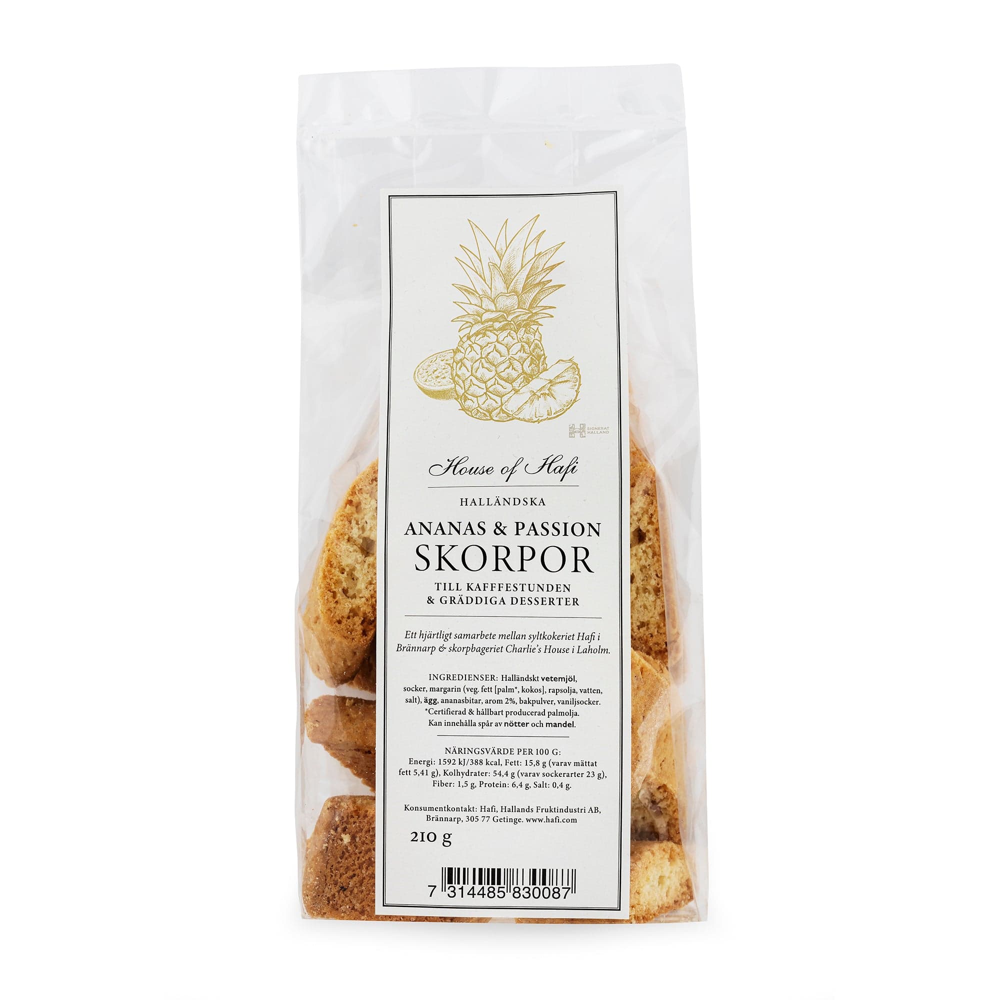 Ananas Passion skorpor 210 g