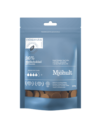 Höganäs Chocolate - Mjölkchoklad Mjöhult 200g