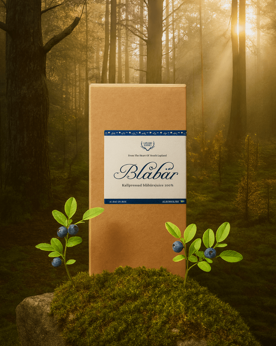 Blåbärsjuice - 3L (3l bag in box är slut pga råvarubrist)