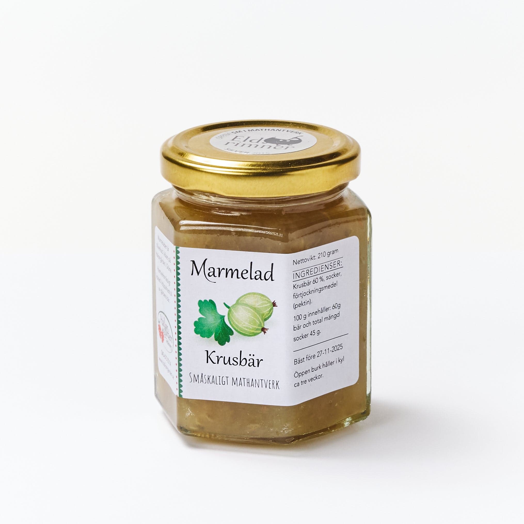 Krusbärsmarmelad, 210gr