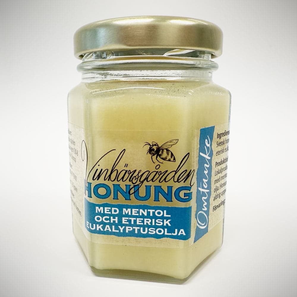 ”Omtanke” Honung med Mentol och eterisk Eukalyptusolja 125g