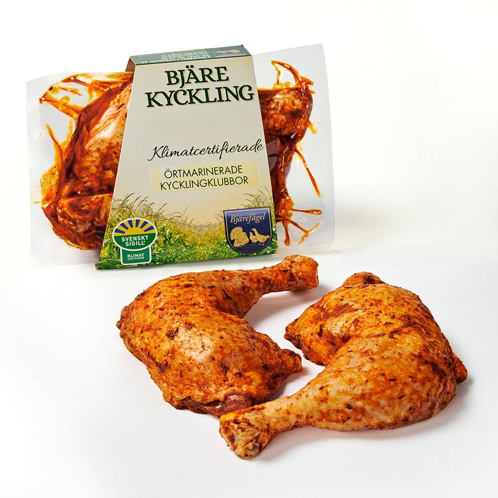 Örtmarinerade kycklingklubbor - ca 500g - Långsamt växande
