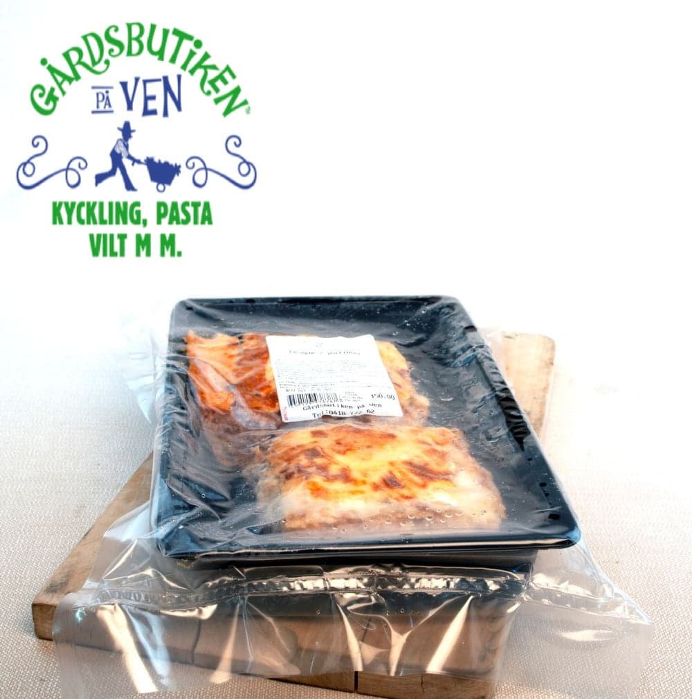 Lasagne, från Gårdsbutiken på Ven´s utekycklingar FRYST