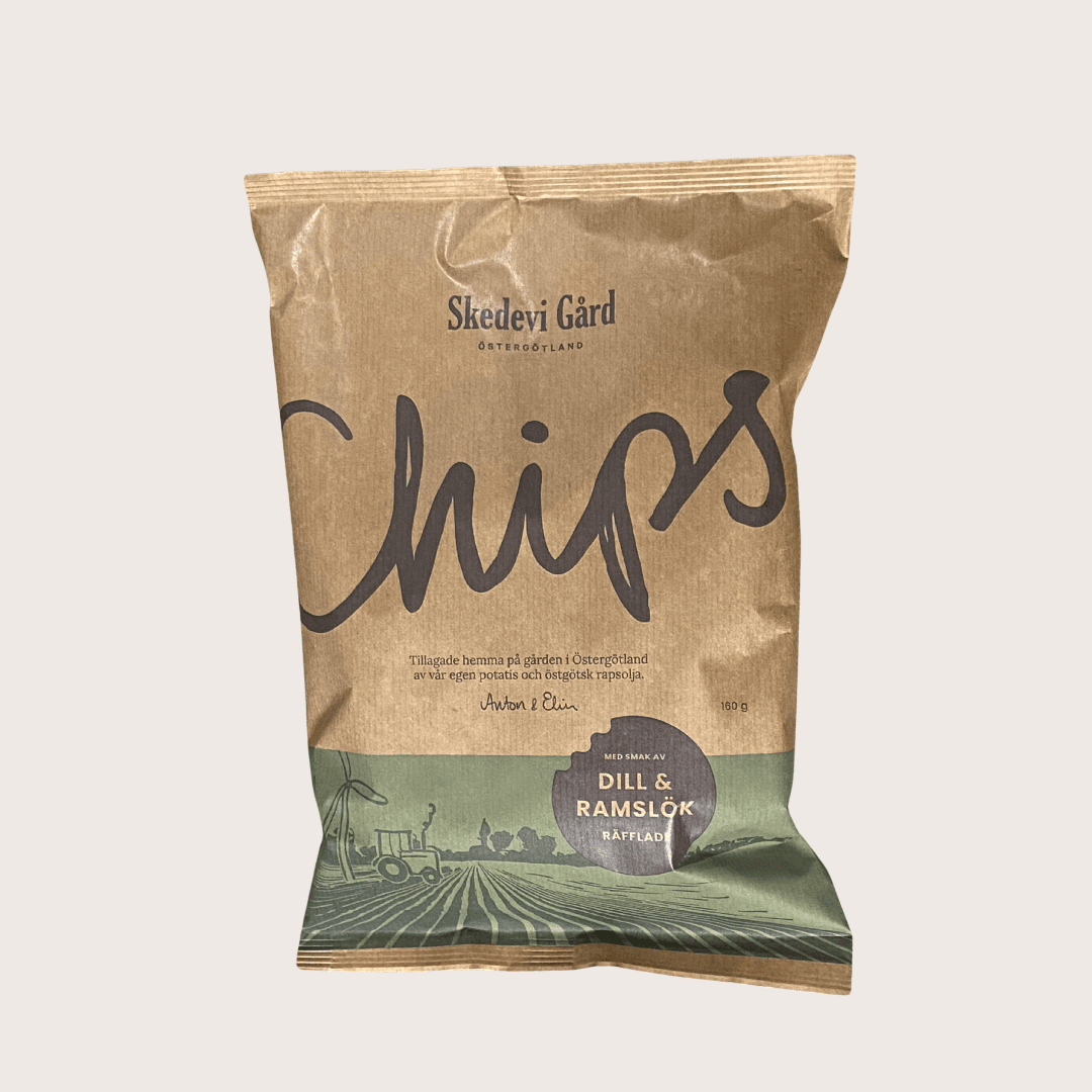 Skedevi Chips, dill & ramslök