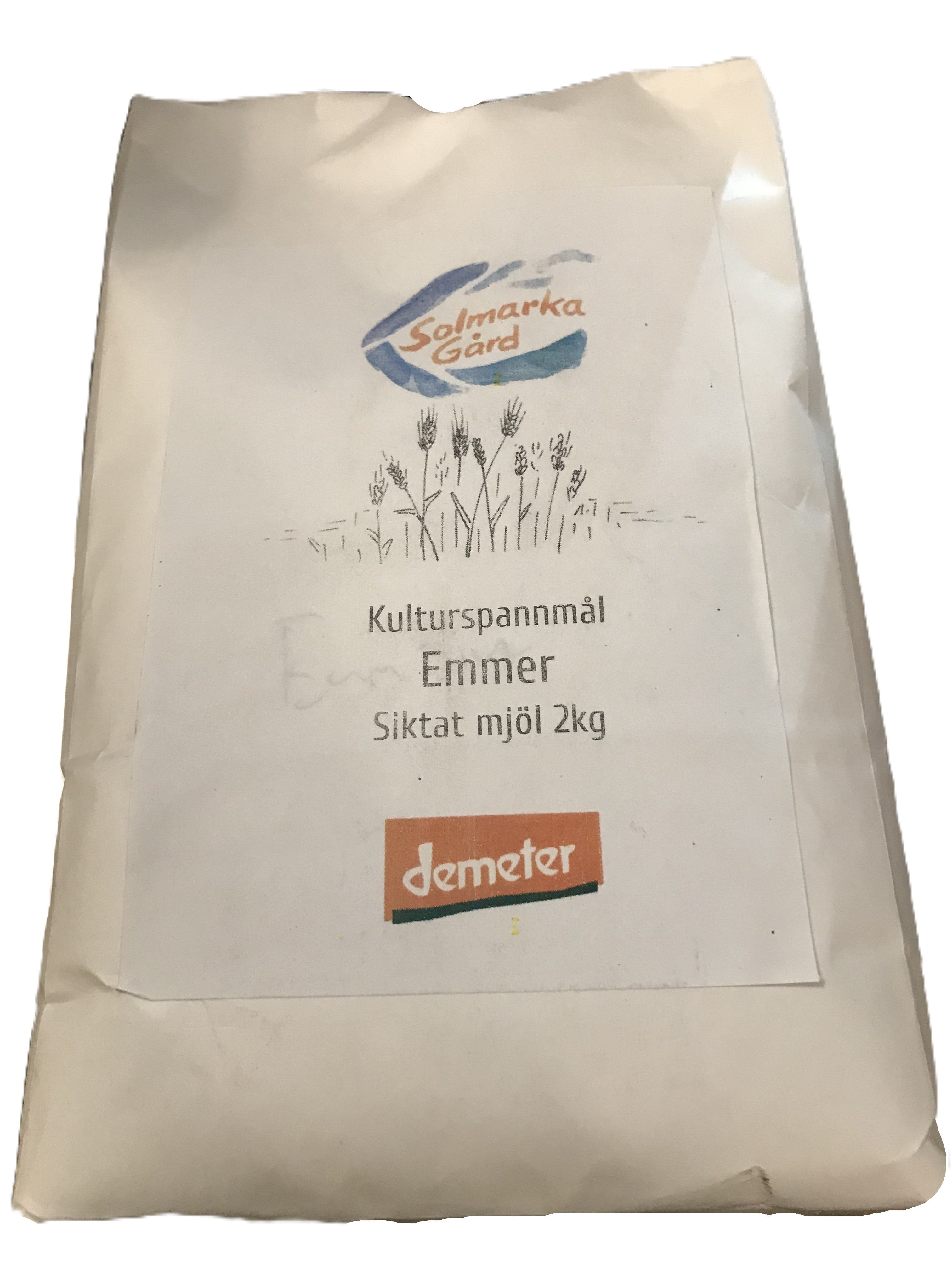 Mjöl Emmer Siktat Kulturvete - KRAV 2kg