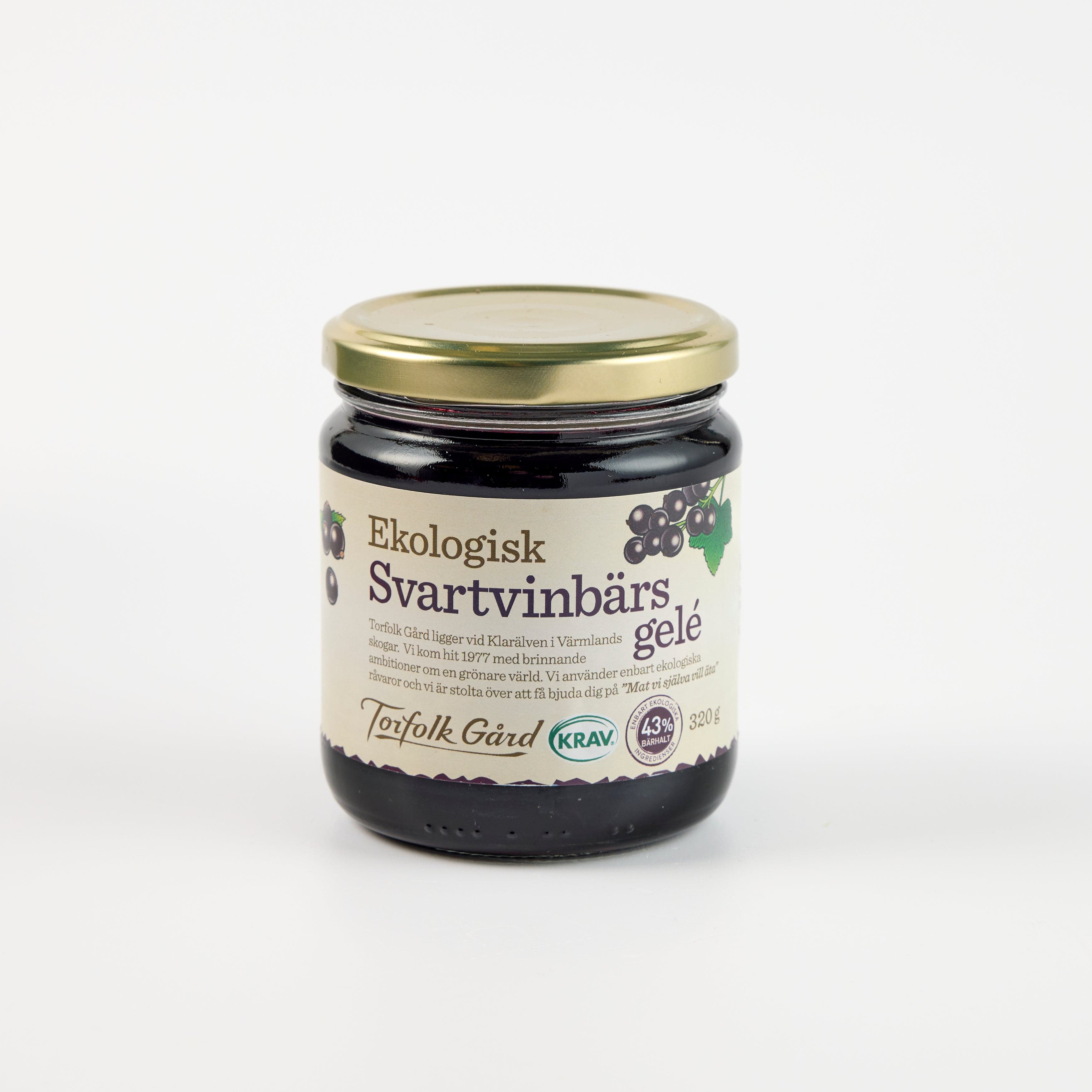 Svartvinbärsgelé KRAV 320g