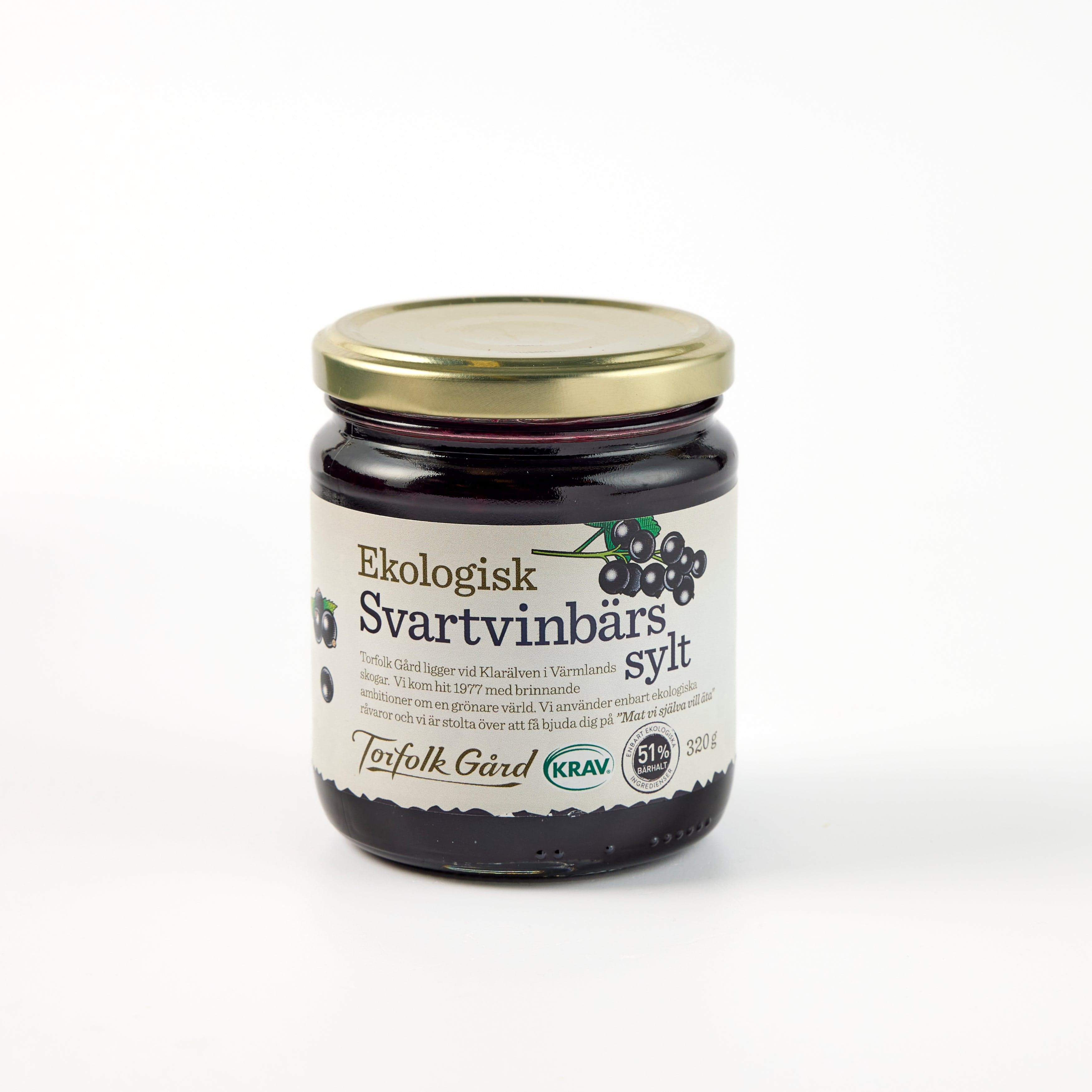 Svartvinbärssylt KRAV 320g