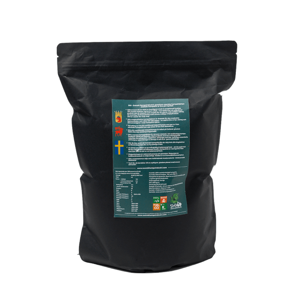 Svenska Skalade Hampafrön - 250g