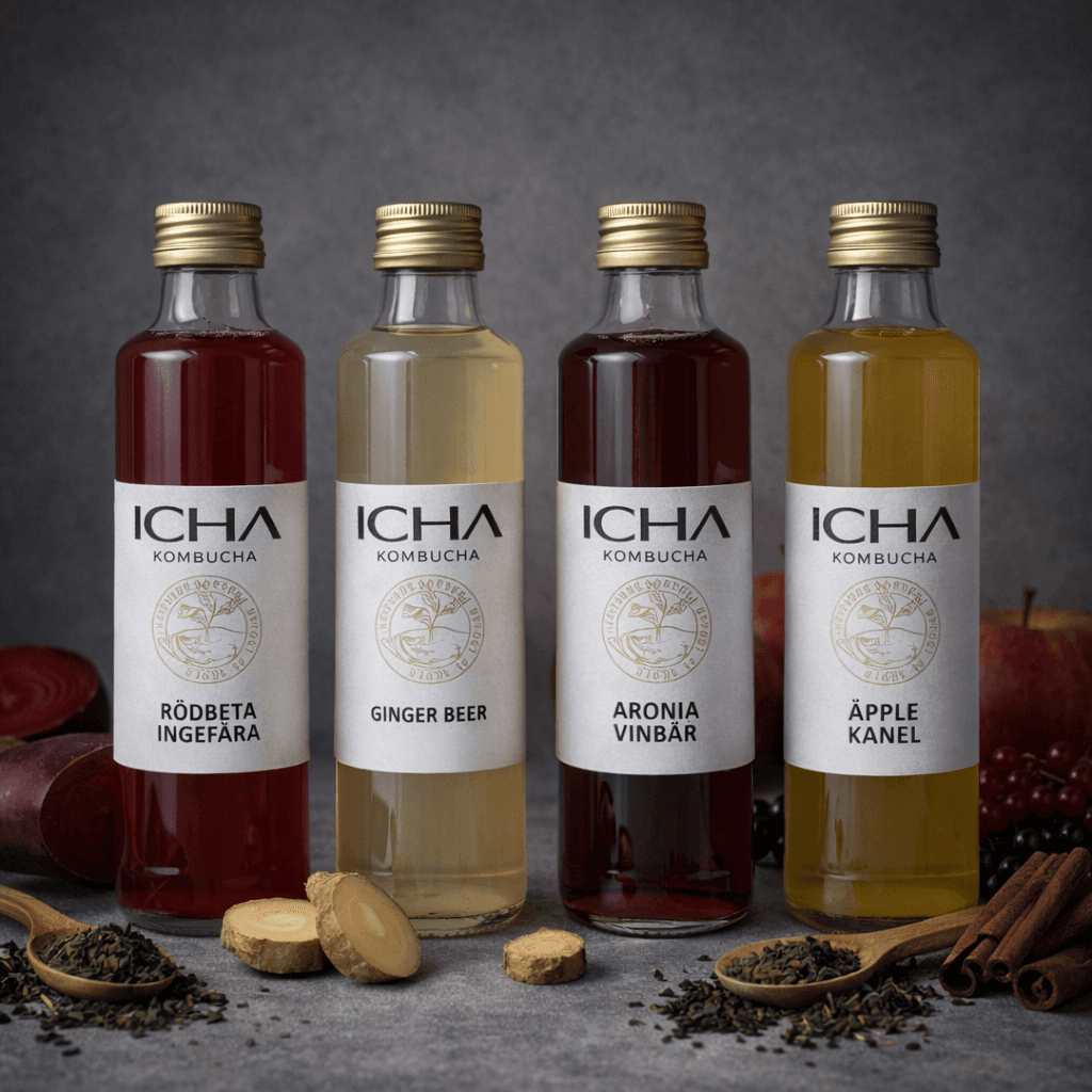 ICHA Kombucha Mix 4x250ml (EKO)