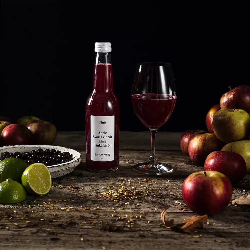 No6 Äpple, Svarta vinbär, Lime & Fänkål