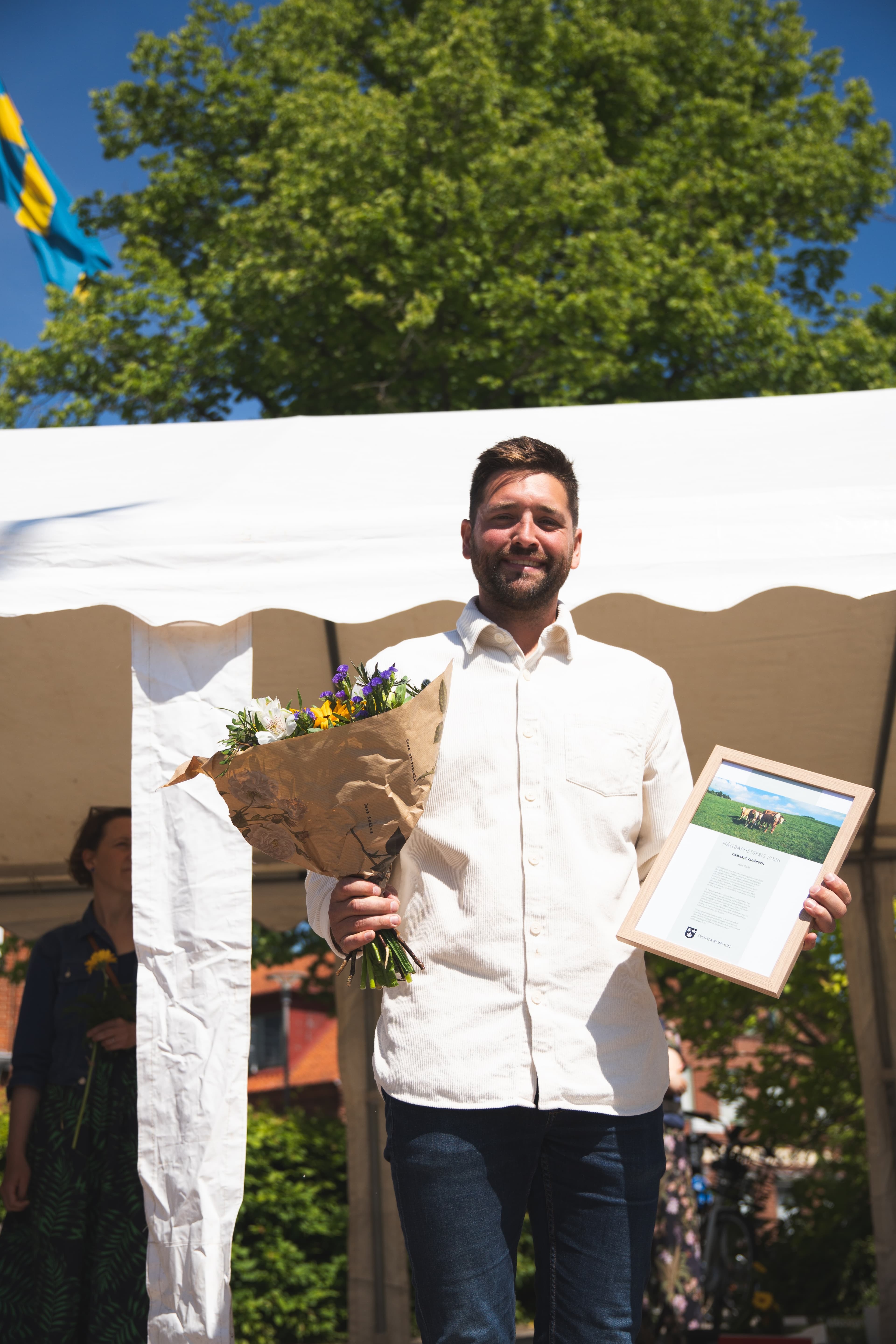 Jens tilldelas Svedala kommuns Hållbarhetspris 2026