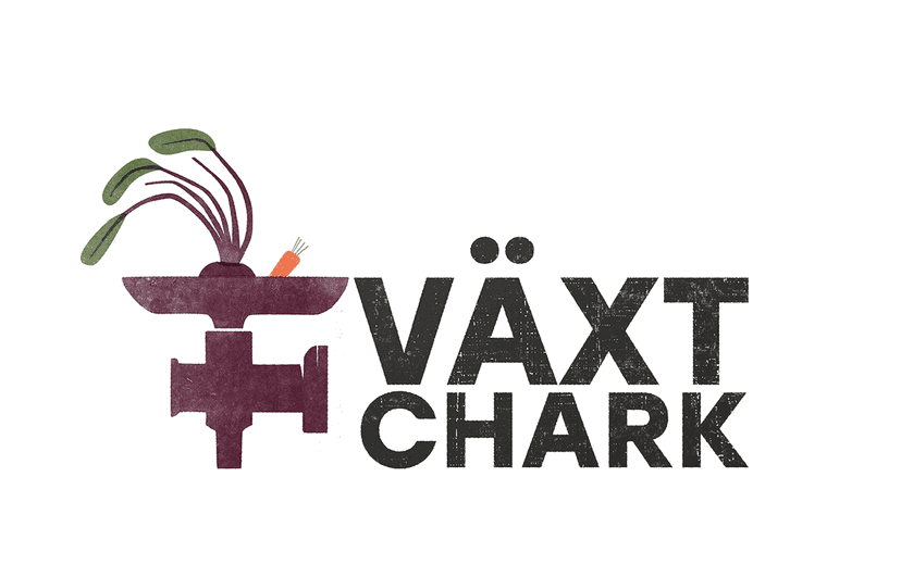 Växtchark logo växtabserad korv quinoa vego veganskt vegetariskt