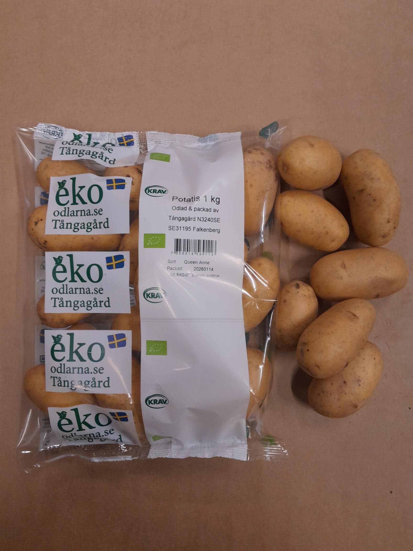 Potatis KRAV fast Queen Anne 1 kg