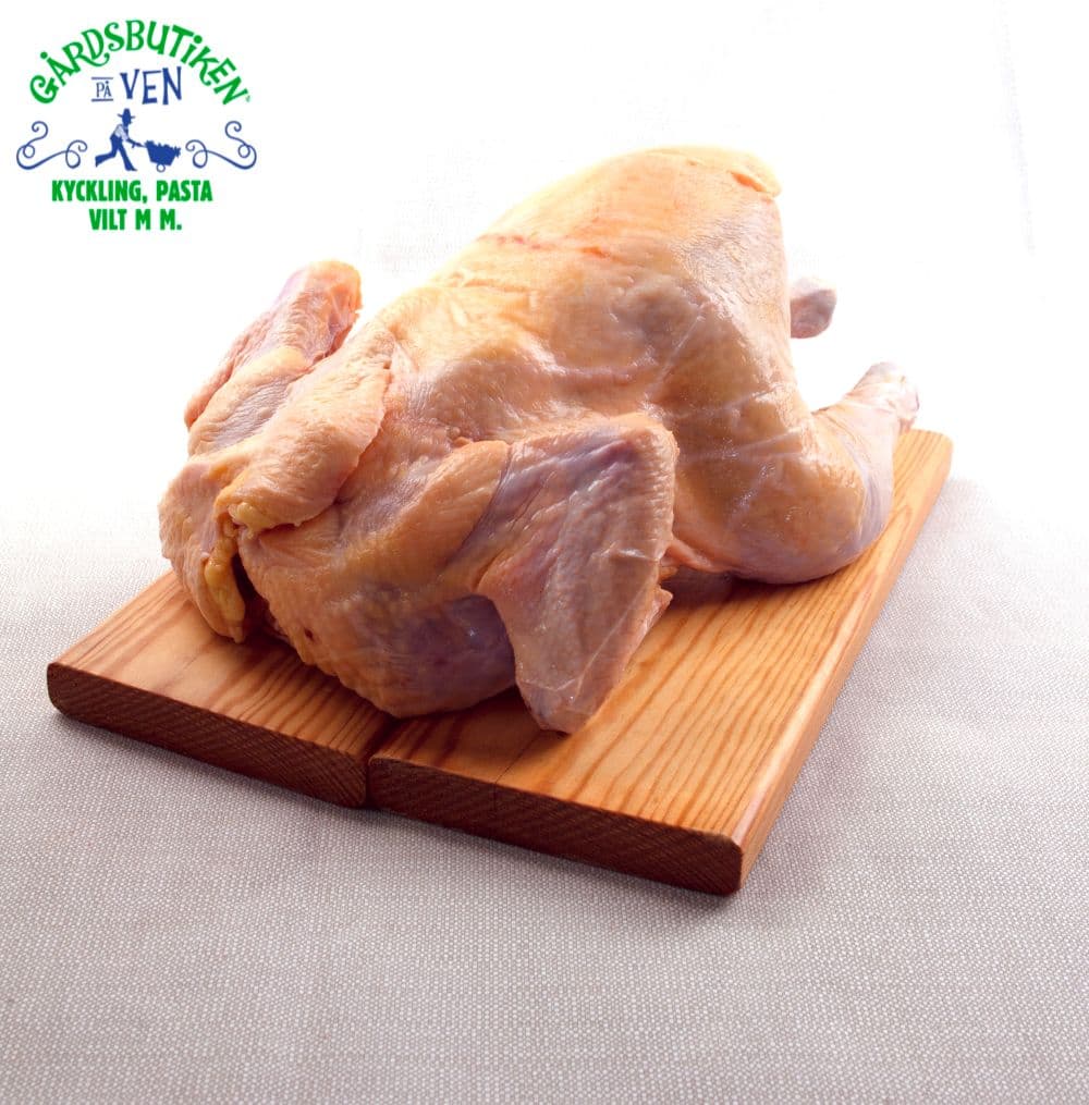 Hel kyckling 2-3kg , från utekyckling!