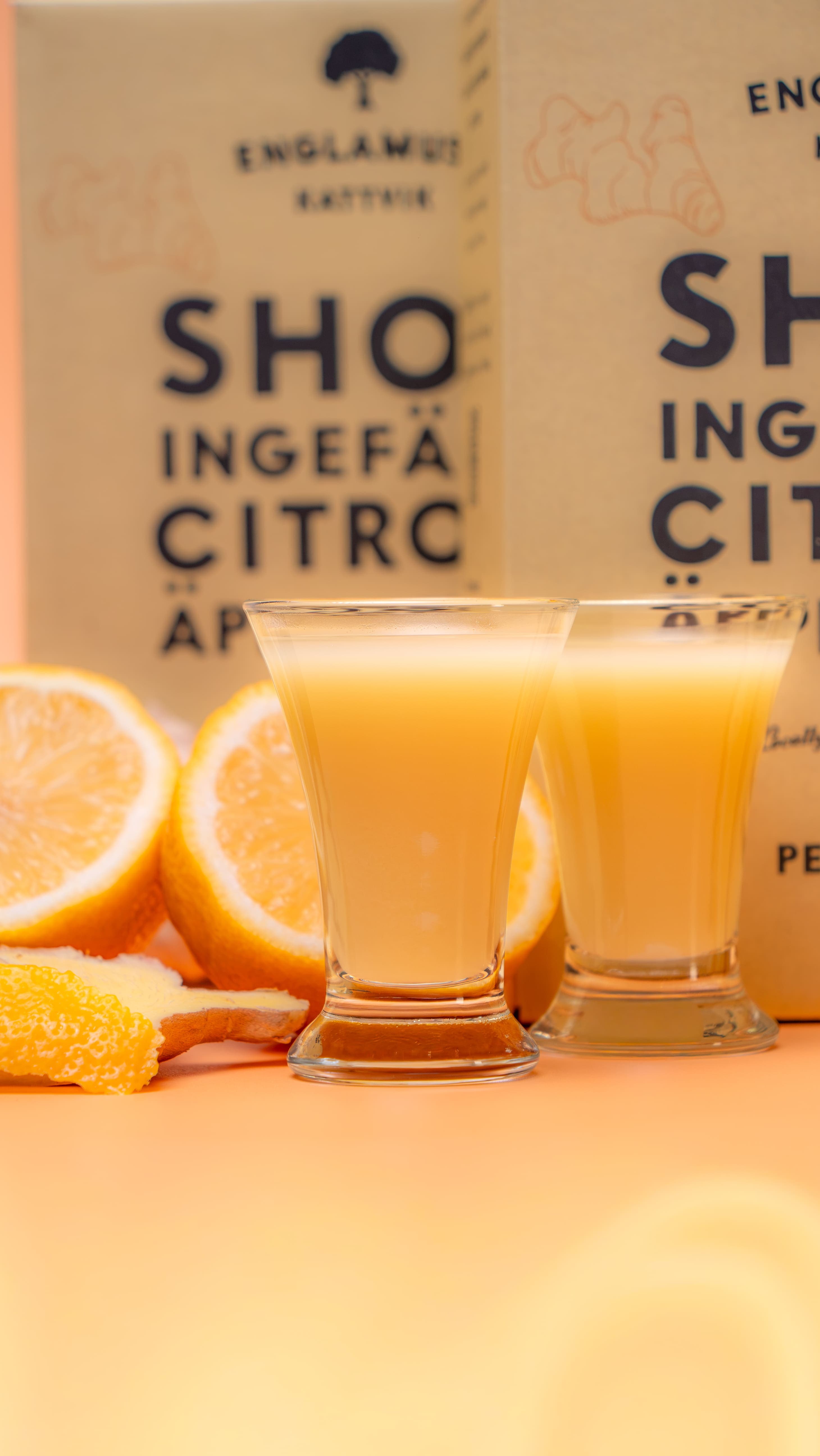 Äppelmust - Englamust Ingefära och citron shot 1,5 L