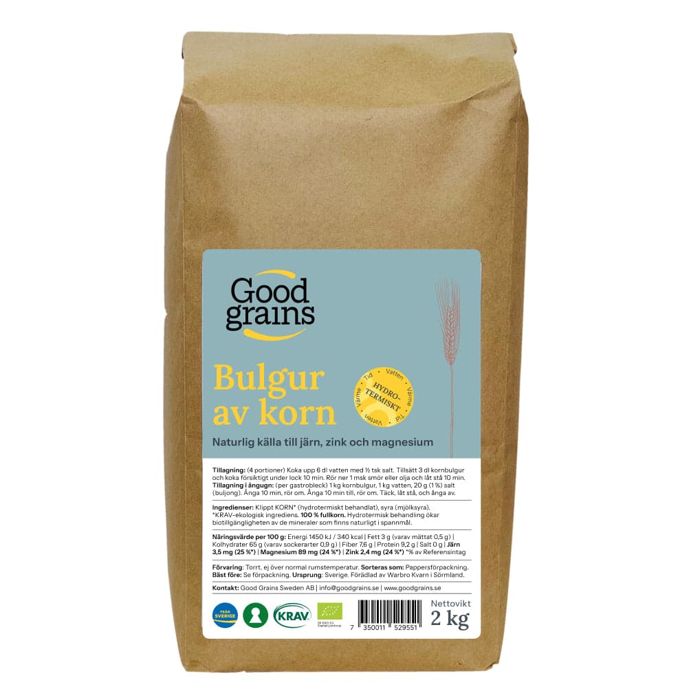 Good Grains - Bulgur av Korn KRAV 2kg