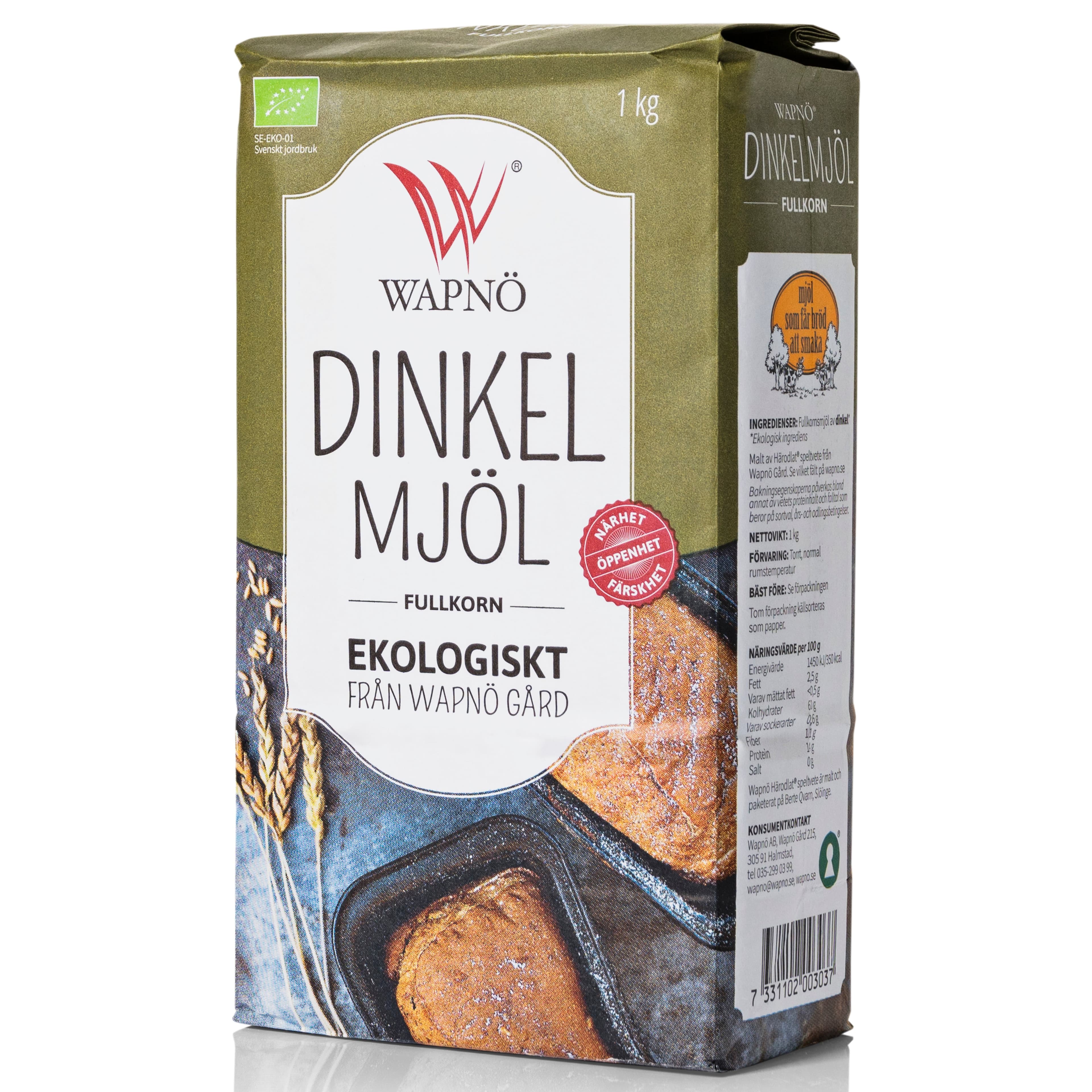Dinkelmjöl Fullkorn- EKO 1kg
