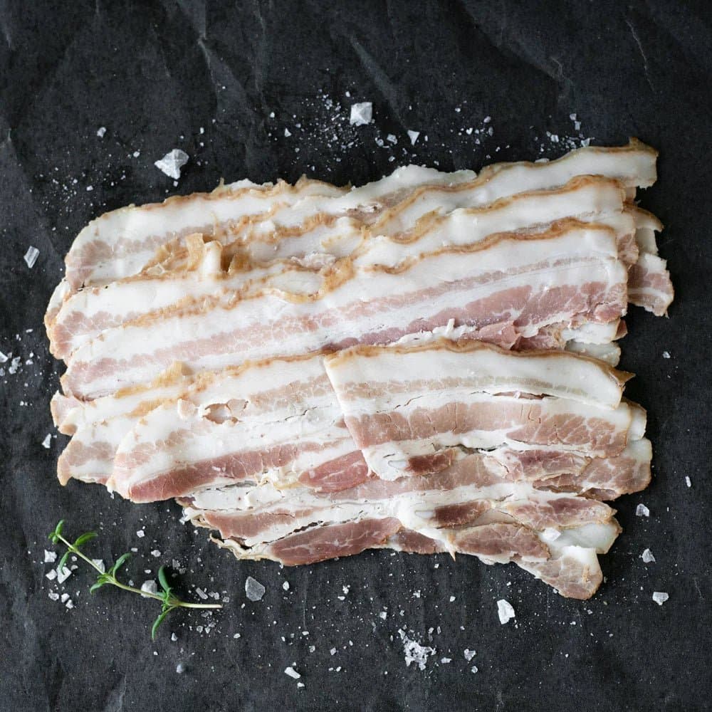 (Bacon) Varmrökt sidfläsk 150g