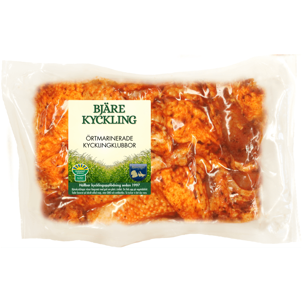 Örtmarinerade kycklingklubbor - ca 1 kg - Långsamt växande