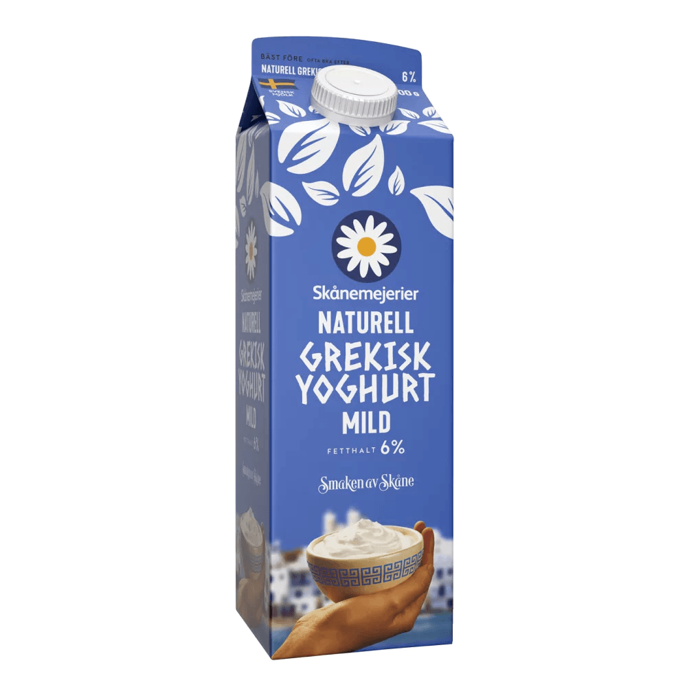 Naturell Grekisk Yoghurt 6% 1L