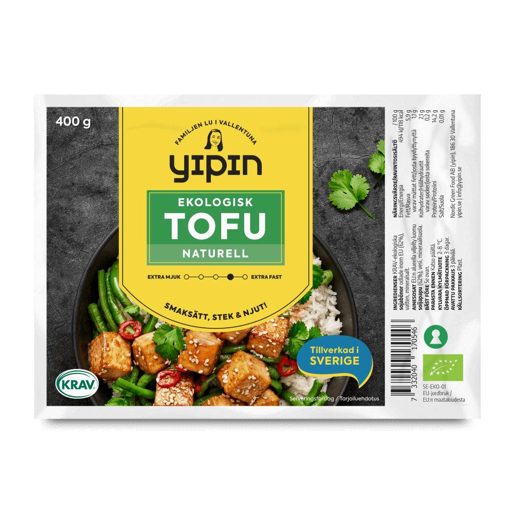 EKO Fast tofu naturell, 400g