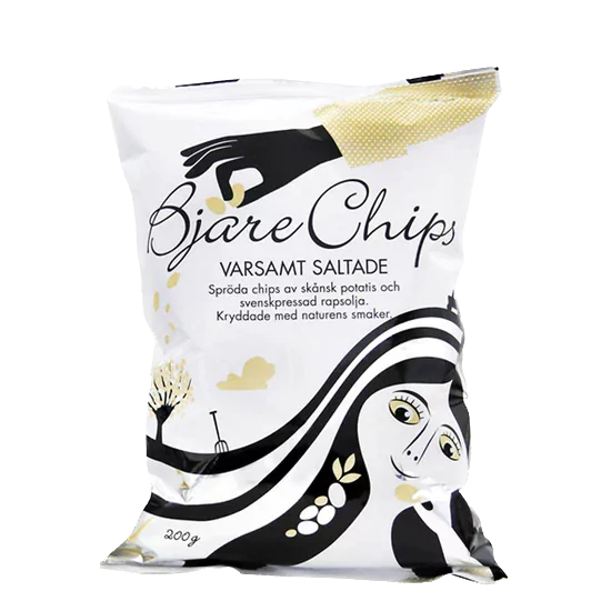 Chips - Varsamt saltade 200g