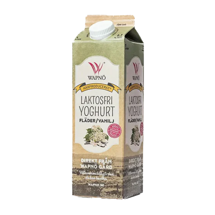 Laktosfri Yoghurt - Fläder/Vanilj 2.7%