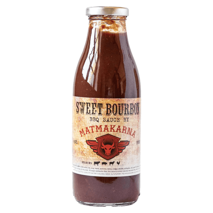 BBQ Sauce - Sweet Bourbon 530g - Mylla Matmakarna