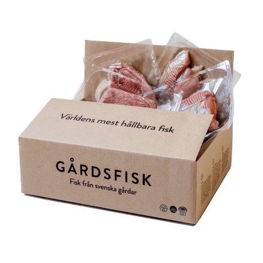 Fisk ca 5kg - Klimatcertifierad låda (fryst) - Mylla Gårdsfisk