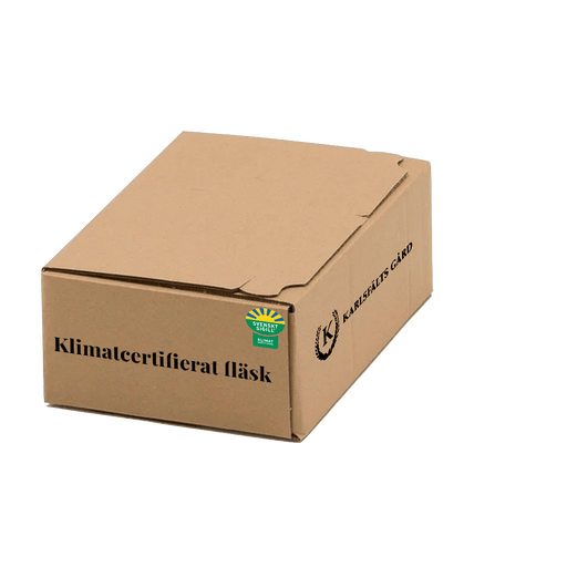 Fläsk 9kg - Klimatcertifierad låda (fryst) - Mylla Karlfälts Gård
