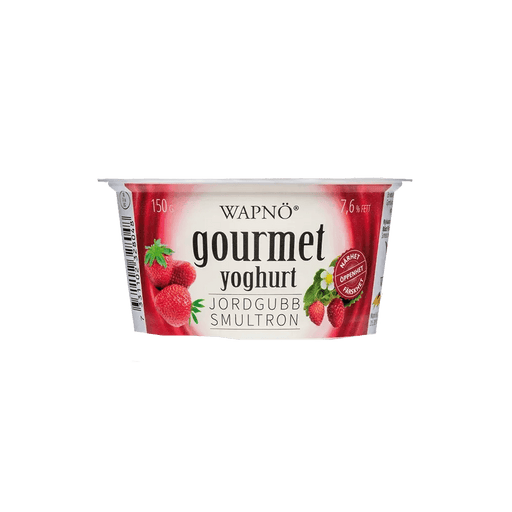 Gourmetyoghurt Jordgubb/Smultron 7,6% - Mylla Wapnö