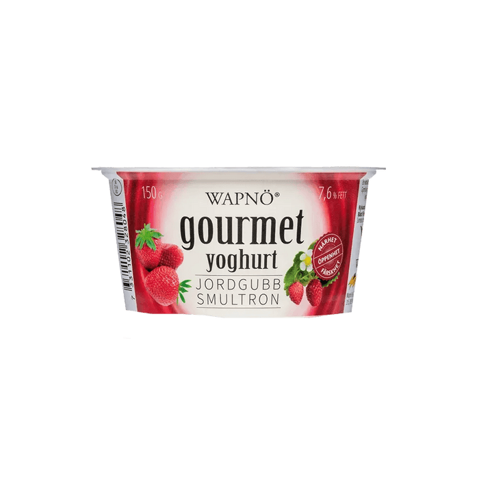 Gourmetyoghurt Jordgubb/Smultron 7,6% - Mylla Wapnö