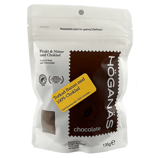 HC - Banan med 100% Choklad 135g - Mylla Höganäs chocolate